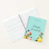 Modernes Blumengebet-Journal Notizblock (Innenseite)