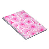 Modernes, blumengeschmücktes Notizbuch, Designerno Notizblock (Rechte Seite)