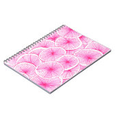 Modernes, blumengeschmücktes Notizbuch, Designerno Notizblock (Linke Seite)