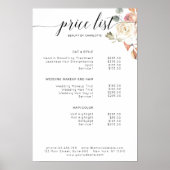 Modernes, blumengeschmücktes Poster (Vorne)