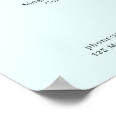 Modernes, blumengeschmücktes Poster (Ecke)