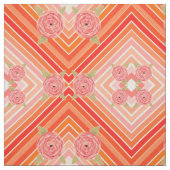 Modernes Blumengewebe Stoff (Muster)