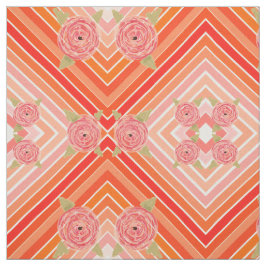 Modernes Blumengewebe Stoff