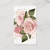 Modernes Blumenjungen-Duschschlauch-Windeln Begleitkarte (Rückseite)