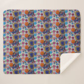 Modernes Blumenkohl Sherpadecke (Vorderseite (Horizontal))