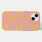 Modernes Blumenmuster aus dem Mittelalter Case-Mate iPhone Hülle (Rückseite (Horizontal))