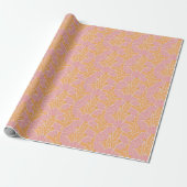 Modernes Blumenmuster aus dem Mittelalter Geschenkpapier (Ungerollt)