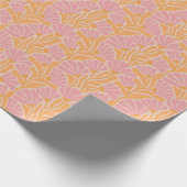 Modernes Blumenmuster aus dem Mittelalter Geschenkpapier (Ecke)