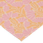 Modernes Blumenmuster aus dem Mittelalter Tischdecke (Schrägansicht)