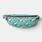 Modernes Blumenmuster Bauchtasche (Ablage )