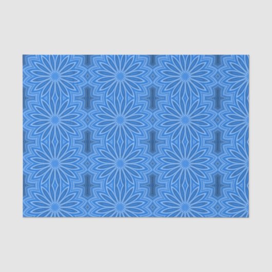 Modernes Blumenmuster-Blume Seidenpapier (Vorderseite)
