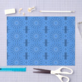Modernes Blumenmuster-Blume Seidenpapier (Handwerk)