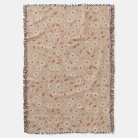 Modernes Blumenmuster Decke (Vorderseite Vertikal)