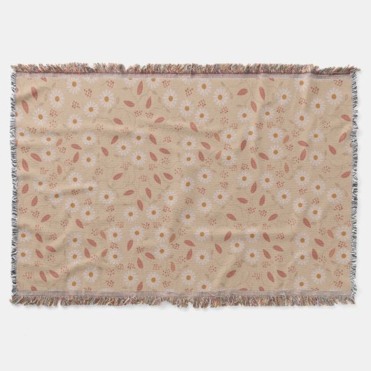 Modernes Blumenmuster Decke (Vorderseite)