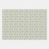 Modernes Blumenmuster Geschenkpapier Set (Vorderseite 3)