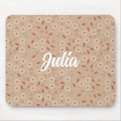 Modernes Blumenmuster Mousepad (Vorne)