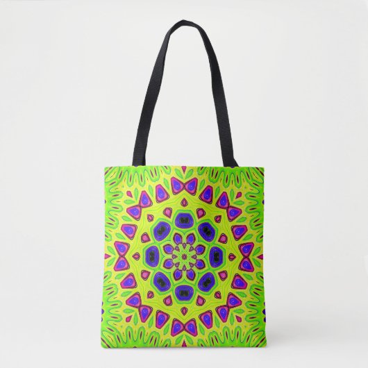 Modernes Blumenmuster. Rasterdarstellung. Persia Tasche (Vorderseite)