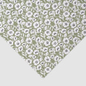 Modernes Blumenmuster Seidenpapier (Ausschnitt)