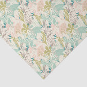 Modernes Blumenmuster Seidenpapier (Ausschnitt)