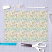 Modernes Blumenmuster Seidenpapier (Handwerk)