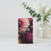Modernes Blumensalon Terminkarte (Stehend Vorderseite)