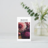 Modernes Blumensalon Visitenkarte (Stehend Vorderseite)