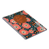 Modernes Blumenschmuckbuch Notizblock (Rechte Seite)