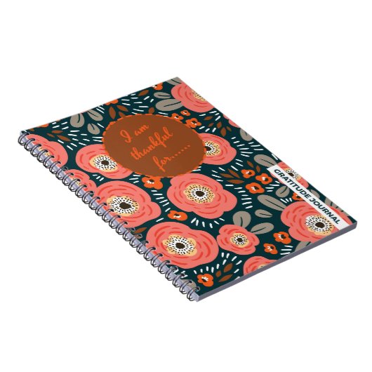 Modernes Blumenschmuckbuch Notizblock (Rechte Seite)