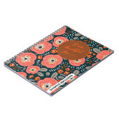 Modernes Blumenschmuckbuch Notizblock (Linke Seite)