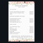 Modernes Blumenstrauß Flyer<br><div class="desc">Schöner, moderner, blumengeschmückter Flyer. Bearbeiten Sie Ihr Produkt in wenigen Minuten, indem Sie Ihre Daten hinzufügen. Sie können den Schriftart/die Farbe/Position durch "weitere Personalisierung" ändern.</div>