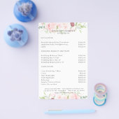 Modernes Blumenstrauß Flyer (Einzeln)