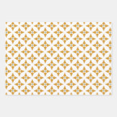 Modernes Blumenwald-Grünbuch-Set Geschenkpapier Set (Vorderseite 3)