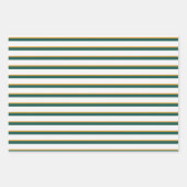 Modernes Blumenwald-Grünbuch-Set Geschenkpapier Set (Vorderseite 2)