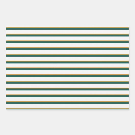 Modernes Blumenwald-Grünbuch-Set Geschenkpapier Set (Vorderseite 2)