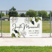 Modernes Blumenwasser-Banner nur für verheiratete  Banner (Insitu)