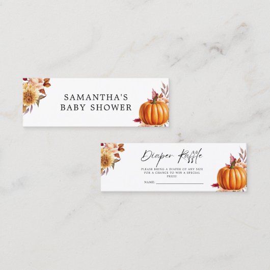 Modernes Blumenzähnchen-Kinderduschapparat Mini Visitenkarte (Vorne/Hinten)