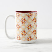 Modernes Blumenzauber Zweifarbige Tasse (Links)