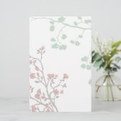 Modernes Blumenzeitalter 2 Briefpapier (Stehend Vorderseite)