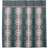 Modernes Blumenzeitalter Duschvorhang (Vorderseite)