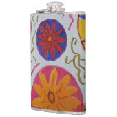 Modernes Blumenzeitalter Flachmann (Links)