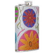 Modernes Blumenzeitalter Flachmann (Rechts)