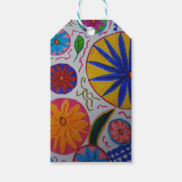 Modernes Blumenzeitalter Geschenkanhänger