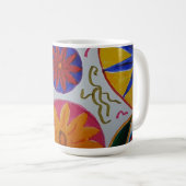 Modernes Blumenzeitalter Kaffeetasse (VorderseiteRechts)