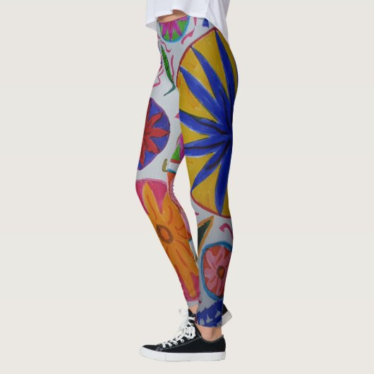 Modernes Blumenzeitalter Leggings (Links)