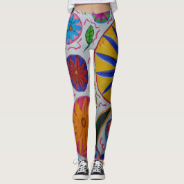 Modernes Blumenzeitalter Leggings