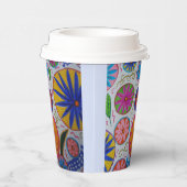 Modernes Blumenzeitalter Pappbecher (Rechts)