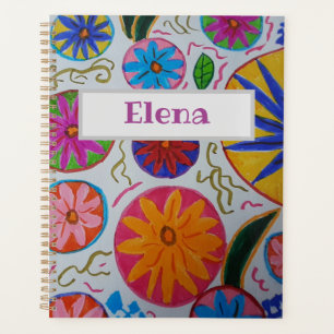 Modernes Blumenzeitalter Planer