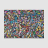 Modernes Blumenzeitalter Seidenpapier (Vorderseite)