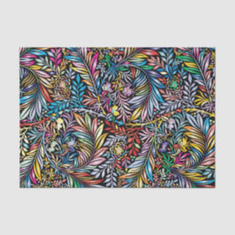 Modernes Blumenzeitalter Seidenpapier