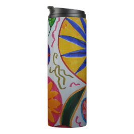 Modernes Blumenzeitalter Thermosbecher